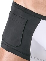 Svenjoyment Pants mit Schwarz-weiß und Zierknöpfen