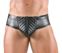 Svenjoyment Slip mit Zip im gesteppten Beutel