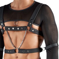 Svenjoyment Set mit Crop-Top, Brust-Harness und Jock