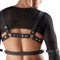 Svenjoyment Set mit Crop-Top, Brust-Harness und Jock