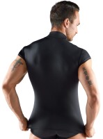 Svenjoyment Shirt mit Stehkragen und Reißverschluss