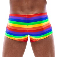 Svenjoyment Pants mit bunten Streifen-Pants in Regenbogenfarben