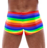 Svenjoyment Pants mit bunten Streifen in Regenbogenfarben L