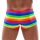 Svenjoyment Pants mit bunten Streifen in Regenbogenfarben L