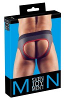 Svenjoyment Jock mit Front-Zip und rotem Saum