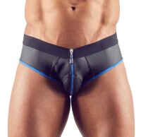 Svenjoyment Jock mit Front-Zip und blauem Saum