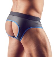 Svenjoyment Jock mit Front-Zip und blauem Saum