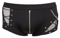 Svenjoyment Pants mit Fishnet-Einsätze und Schnürungen