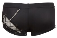 Svenjoyment Pants mit Fishnet-Einsätze und Schnürungen