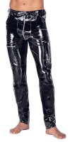 Black Level Hose aus Lack mit Zip-Taschen an den Beinen