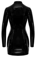 Black Level Kleid aus Lack mit langem Arm