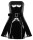Black Level Kleid aus Lack mit ausgestelltem Röckchen