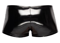 Black Level Pants aus Lack im exklusiverm Biker-Style mit Steppungen