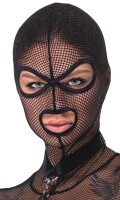 Bad Kitty schwarzes Netz-Set mit Strapshemd und Kopfmaske