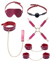 Bad Kitty 6-teiliges Bondage-Set in edler Pink-Pearl-Optik