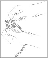 Bad Kitty Nipple Jewellery with Metal Chain