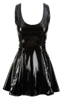 Black Level Kleid aus Lack mit tiefem Ausschnitt vorne und hinten