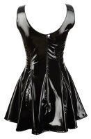 Black Level Kleid aus Lack mit tiefem Ausschnitt vorne und hinten