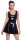 Black Level Kleid aus Lack mit tiefem Ausschnitt vorne und hinten
