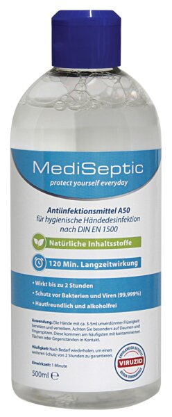 MediSeptic Antiinfektionsmittel A 50 (500ml)