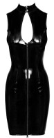 Black Level Kleid aus Lack figurnah und tailliert geschnitten
