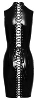 Black Level Kleid aus Lack figurnah und tailliert geschnitten