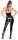 Black Level Overall aus Lack mit Satin-Neckholder zum Binden
