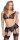 Cottelli LINGERIE Set mit Soft-BH und Straps-Slip ouvert