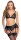 Cottelli LINGERIE Set mit Soft-BH und Straps-Slip ouvert