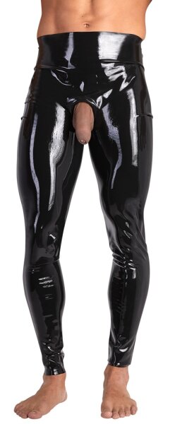 LATE X Leggings aus Latex mit Showmaster-Öffnung