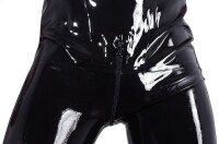 LATE X Overall aus Latex mit Zip durch den Schritt