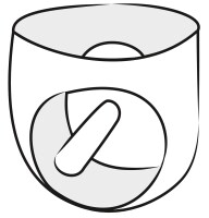 LATE X Slip aus Latex mit fest integriertem Anal-Dildo