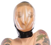 LATE X Vakuum-Maske aus Latex mt Reißverschluss am...