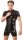 LATE X Kurzoverall aus Latex mit mit 3-Wege-Zip