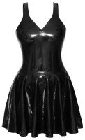 LATE X Kleid aus Latex mit schmalen Trägern