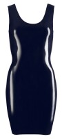 LATE X Kleid aus Latex schwarz hauteng geschnitten