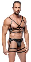 ZADO Harness-Set aus Leder M/L