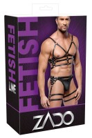 ZADO Harness-Set aus Leder M/L
