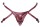 ZADO Strap-on aus Leder in stilvollem Deep Red