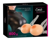 Cottelli ACCESSOIRES Silikonbrüste mit Halter pro Brust 400 g