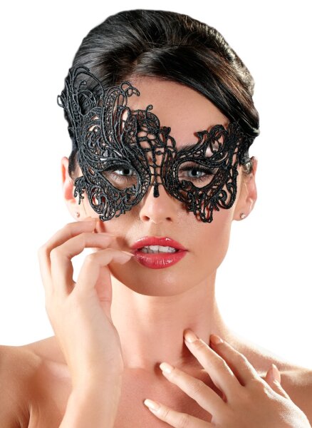 Cottelli ACCESSOIRES Augenmaske aus asymmetrischer Stickerei
