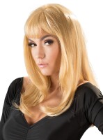 Cottelli ACCESSOIRES Perücke mit glatten, langen, blonden Haaren