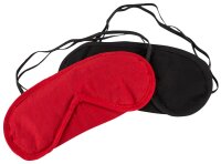Cottelli ACCESSOIRES Augenmasken-Set rot/schwarz