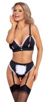 Cottelli COSTUMES Servier-Set mit Bustier und Straps-String