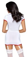 Cottelli COSTUMES Krankenschwester-Kleid mit großem Cut-out im Dekolleté
