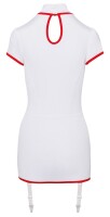 Cottelli COSTUMES Krankenschwester-Kleid mit großem Cut-out im Dekolleté