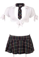 Cottelli COSTUMES Schuluniform-Kostüm mit seitlichem Reißverschluss