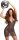 Cottelli PARTY Kleid aus transparentem schwarzem Netz S/M