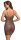 Cottelli PARTY Kleid aus transparentem schwarzem Netz S/M