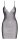 Cottelli PARTY Kleid aus transparentem schwarzem Netz S/M